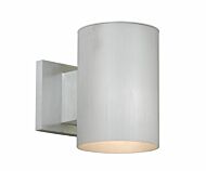 Chiasso 1-Light Outdoor Wall Mount in Satin Aluminum