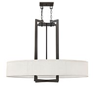 Hinkley Hampton 4-Light Chandelier In Buckeye Bronze