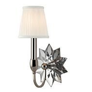 Hudson Valley Barton 14 Inch Wall Sconce in Polished Nickel