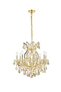 Maria Theresa 9-Light Chandelier in Gold