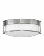 Hinkley Colbin 3-Light Flush Mount Ceiling Light In Brushed Nickel