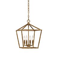 Millennium Lighting 3000 Series 4 Light Pendant in Vintage Gold