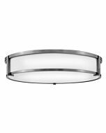 Hinkley Lowell 4-Light Flush Mount Ceiling Light In Antique Nickel