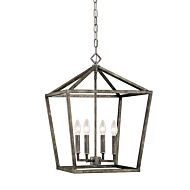 Millennium Lighting 3000 Series 4 Light Pendant in Antique Silver