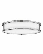 Hinkley Lowell 4-Light Flush Mount Ceiling Light In Chrome