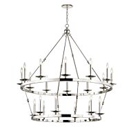 Allendale 20-Light Chandelier in Polished Nickel