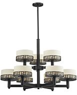 Z-Lite Elea 9-Light Chandelier In Bronze