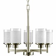 Alexa 5-Light Chandelier in Brushed Nickel