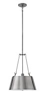 Hinkley Cartwright 1-Light Pendant In Polished Antique Nickel