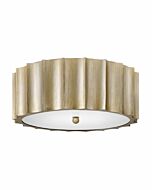 Hinkley Gia 4-Light Flush Mount Ceiling Light In Champagne Gold