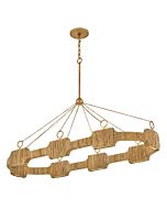 Raffi LED Linear Chandelier in Burnished Gold