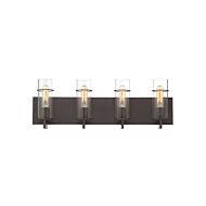 Eurofase Pista 4 Light Bathroom Vanity Light in Bronze