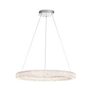 Eurofase Sassi 1 Light Chandelier in Chrome