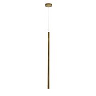 Eurofase Navada 1 Light Pendant in Gold