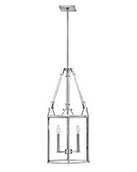 Hinkley Monroe 3-Light Chandelier In Polished Nickel*