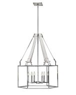 Hinkley Monroe 6-Light Chandelier In Polished Nickel*