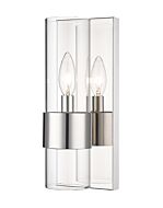 Z-Lite Lawson 1-Light Wall Sconce In Polished Nickel