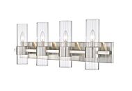 Z-Lite Lawson 4-Light Bathroom Vanity Light In Brushed Nickel