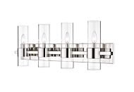 Z-Lite Lawson 4-Light Bathroom Vanity Light In Polished Nickel