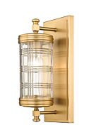 Z-Lite Archer 1-Light Wall Sconce In Heirloom Gold