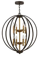 Hinkley Euclid 8-Light Pendant In Spanish Bronze