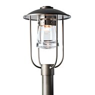 Hubbardton Forge 17 Inch Erlenmeyer Outdoor Post Light in Coastal Dark Smoke