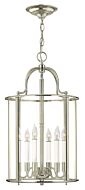 Hinkley Gentry 6-Light Pendant In Polished Nickel