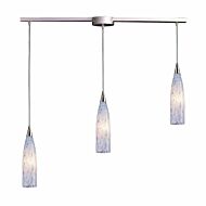 Lungo 3-Light Pendant in Satin Nickel