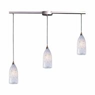 Verona 3-Light Pendant in Satin Nickel