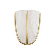 Wheatley One Light Wall Sconce in Aged Brass by Hudson Valley