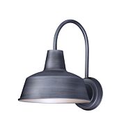 Maxim Pier M Outdoor Wall Light in Weathered Zinc