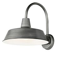 Pier M One Light Wall Sconce in Weathered Zinc by Maxim