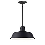 Pier M 1-Light Pendant in Black