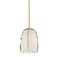 Wheatley 1-Light Pendant in Aged Brass