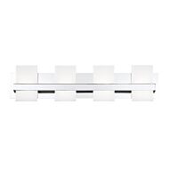 Eurofase Cambridge 4 Light Bathroom Vanity Light in Chrome