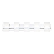 Eurofase Cambridge 5 Light Bathroom Vanity Light in Chrome