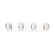 Eurofase Seaton 8 Light Bathroom Vanity Light in Chrome