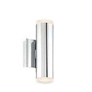 Eurofase Seaton 4 Light Wall Sconce in Chrome