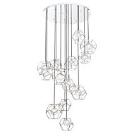 Eurofase Norway 13 Light Chandelier in Chrome