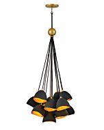 Hinkley Nula Pendant In Shell Black