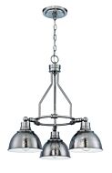 Craftmade Timarron 3 Light Transitional Chandelier in Antique Nickel