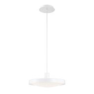 Eurofase Sandstone 1 Light Pendant in White