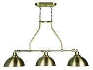 Craftmade Timarron 3 Light 11 Inch Kitchen Island Light in Legacy Brass