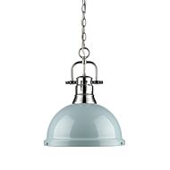 Golden Duncan 17 Inch Pendant Light in Chrome