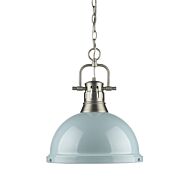 Golden Duncan 17 Inch Pendant Light in Pewter