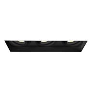 Eurofase Amigo 3 Light Ceiling Light in Black