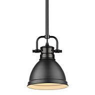 Duncan 1-Light Mini Pendant in Matte Black