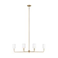 Foxdale 6-Light LED Chandelier in Satin Brass