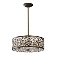 Amherst 6-Light Chandelier in Antique Bronze