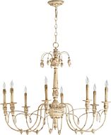 Eight Light Chandelier by Quorum